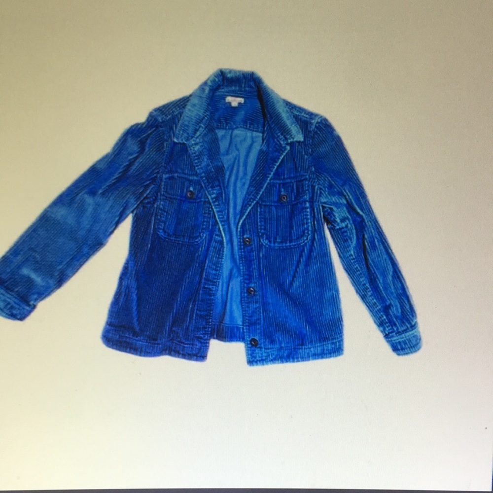 L.L. Bean Signature Blue Corduroy Jacket